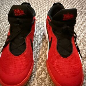 Nike Kids Red and Black Sneakers